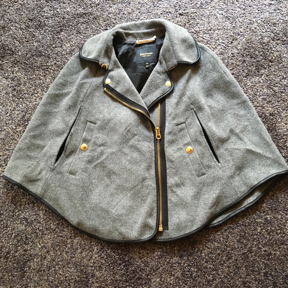 Juicy Couture Wool Poncho NEW - Picture 3 of 9